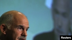 Greek Prime Minister George Papandreou (file photo)