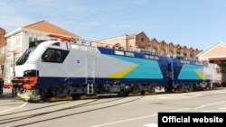Alstom SA şirkətinin Qazaxıstan üçün istehsal etdiyi elektrik lokomotivi. 