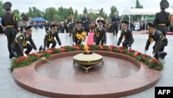 The eternal flame in Bishkek