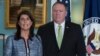 Sekretari amerikan i Shtetit, Mike Pompeo dhe ambasadorja amerikane në OKB, Nikki Haley.