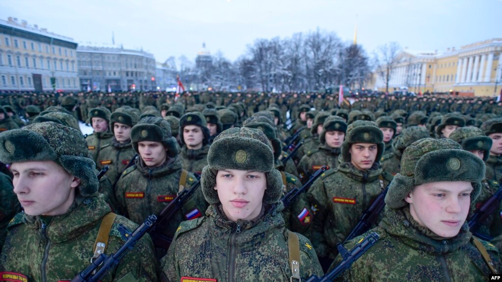military parade marks 75th