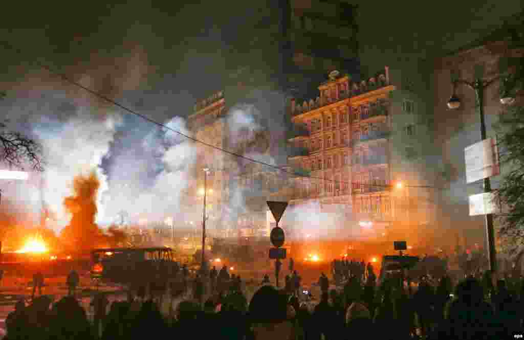 Kijev, 21. janyuar 2014. Foto: EPA / Sergey Dolyhenko