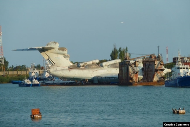 The ekranoplan in 2010