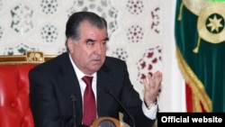 Tajik President Emomali Rahmon 