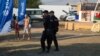 Російські поліцейські на пляжі в Тарханкуті, архівне фото