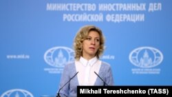 Архива: портпаролката на руското Министерство за надворешни работи Марија Захарова. 