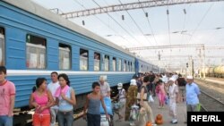 Шу теміржол станциясы (Көрнекі сурет).