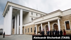 Церемония открытия посольства России в Абхазии, 18 апреля 2017 года