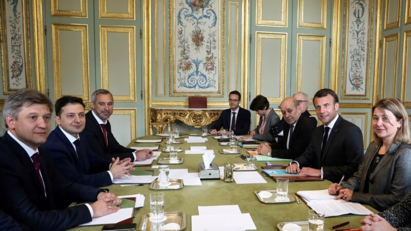 ზელენსკიმ „კონსტრუქციული და თბილი“ უწოდა საფრანგეთის პრეზიდენტთან შეხვედრას