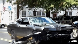 Автомобиль, на котором было совершено преступление в Шарлоттсвилле 12 августа 2017