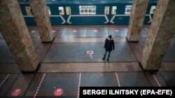 Imagine din metro-ul de la Moscova