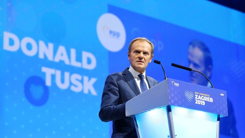 Donald Tusk, Avropa halq firqasınıñ başı olacaq