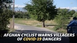 'They Are Innocent': Afghan Cyclist Warns Children Of COVID-19 Dangers