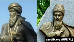Ashhobod va Toshkentdagi haykal. Farq sallada.