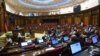 Armenia - The National Assembly debates amendments to the Electoral Code drafted by the government, Yerevan, 22 October 2018.