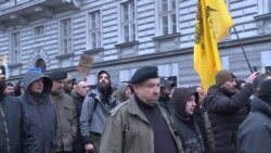 Hundreds Attend Anti-Migrant March In Belgrade