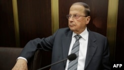 Presidenti i Libanit, Aoun.