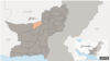 د بلوچستان د نوشکي ضلعې نقشه.