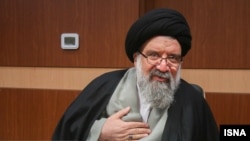 Ahmad Khatami, a hardline cleric and Tehran's Friday Prayer Leader is a staunch supporter of Khamenei's uncompromising positions.