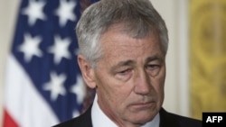 U.S. Defense Secretary Chuck Hagel said the decision was designed to "stay ahead of the threat" posed by North Korea's advances in missile technology.