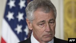 I nominuari i Shtëpisë së Bardhë për sekretar të mbrojtjes, Chuck Hagel.