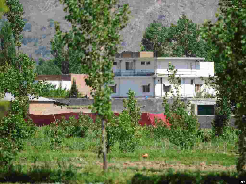Kuća Abbottabadu u Pakistanu kojoj je ubijen Osama bin Laden, 2. 5. 2011.