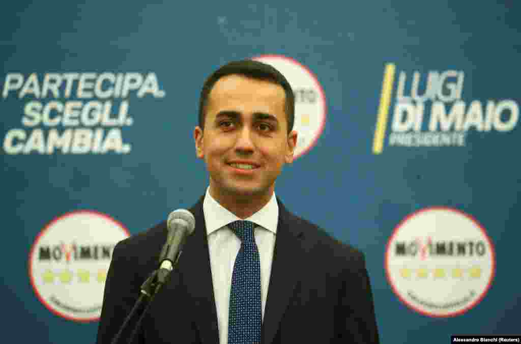 ИТАЛИЈА - Лидерот на Движењето Пет Ѕвезди, Луиџи Ди Мајо по гласањето на изборите изјави дека тој чувствува одговорност да ја формира новата влада на Италија. Тој истакна дека изборите биле триумф за движењето.