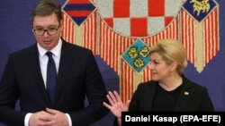 Aleksandar Vučić i Kolinda Grabar Kitarović