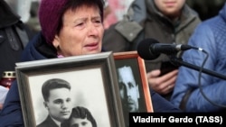 Акция памяти жертв политических репрессий "Возвращение имен" в Москве, фото из архива