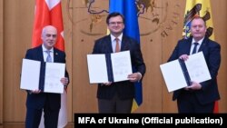 Главы МИД Грузии, Украины и Молдовы, 2021 год