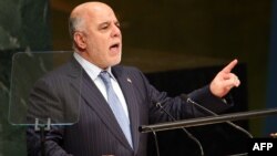 Iraqi Prime Minister Haidar al-Abadi appears to be under pressure from powerful Shi'ite Muslim groups that fought U.S. troops during the decade-long U.S. war in Iraq and now oppose any further deployment of U.S. or foreign troops in the country. 