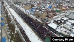 Митинг в Котласе против полигона в поселке Шиес, Архангельской области 