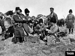 Русско-японская война: оренбургские казаки отдыхают во время затишья на фронте