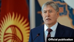 Президент Алмазбек Атамбаев.