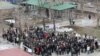 Armenia - Civic activists continue to protest against the construction of kiosks in a Yerevan public park, 4March2012.