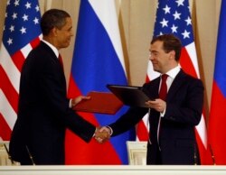 Obama i Medvedev u Moskvi