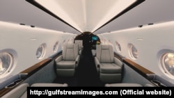 Інтер'єр літака Gulfstream G-280