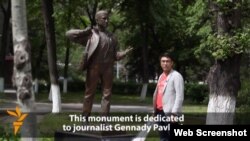 Radio Azattyk's Janarbek Akayev, from RFE/RL video "What Press Freedom Means To Me"
