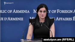 Пресс-секретарь МИД Армении Анна Нагдалян