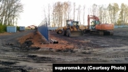 Участок у поселка Омский, где планируется строить вахтовый поселок для мигрантов из Китая