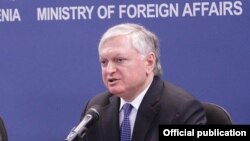 Глава МИД Армении Эдвард Налбандян
