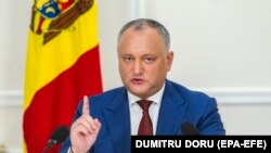 Preşedintele Republicii Moldova Igor Dodon