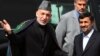 Afghan President Hamid Karzai (left) welcomes his Iranian counterpart Mahmud Ahmadinejad to Kabul.