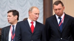 Владимир Путин и Олег Дерипаска, 2008 год 