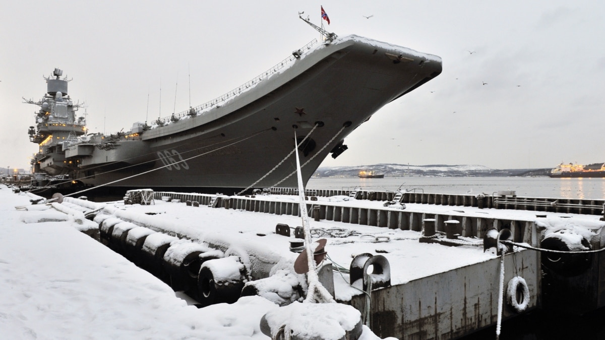 For Russia's Navy, A Damaged Aircraft Carrier Is Bad Enough. A Sunken Dry Dock Is Even Worse.