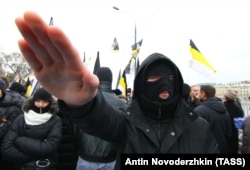 Акция националистов "Русский марш" в Москве. Россия, архивное фото