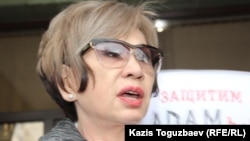 Журналист Гүлжан Ерғалиева. Алматы, 26 ақпан 2015 жыл.
