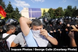 Romania -- anti-government protest of the diaspora, Bucharest, 10Aug2018