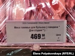 Цены на говядину в Москве