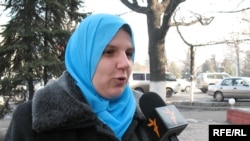Палестинада тұратын қазақстандық әйел Әмина Блюз. Алматы, 23 қаңтар 2009 ж.
